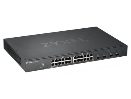 Zyxel XGS1930-28 - 28-port Smart Managed Switch, 24x gigabit Copper, 4x 10G SFP+, hybrid mode, standalone or NebulaFlex