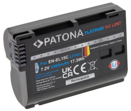 PATONA baterie pro foto Nikon EN-EL15C 2250mAh Li-Ion Platinum