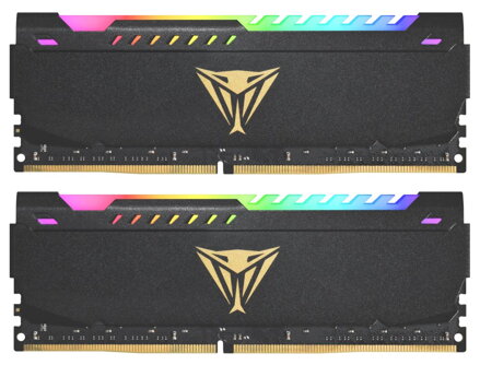 PATRIOT Viper Steel RGB 16GB DDR4 3200MHz / DIMM / CL18 / 1,35V / KIT 2x 8GB