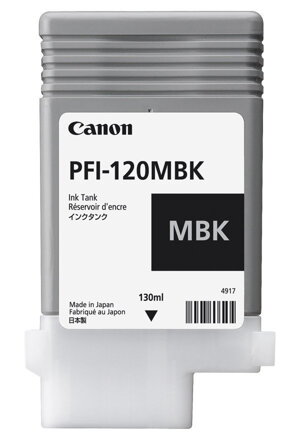 Canon inkoustová náplň PFI-120MBK matná Černá