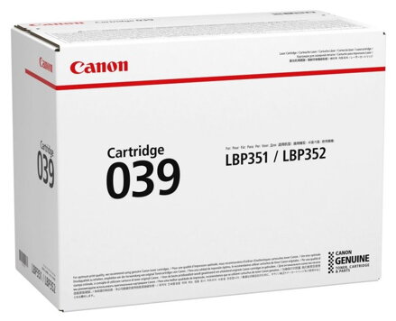 Canon toner 039 Černý