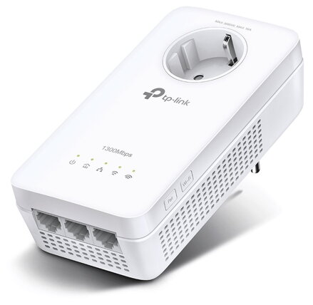 TP-Link TL-WPA8631P / Gigabit Powerline ac Wi-Fi Extender / 1200Mbps / 802.11ac/a/b/g/n / 3x Gigabit Ethernet port