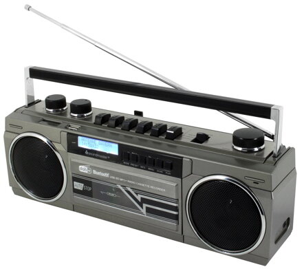 Soundmaster SRR70TI/ Kazetový magnetofon/ DAB+/ BT/ USB/ SD/ 2x 1,5W