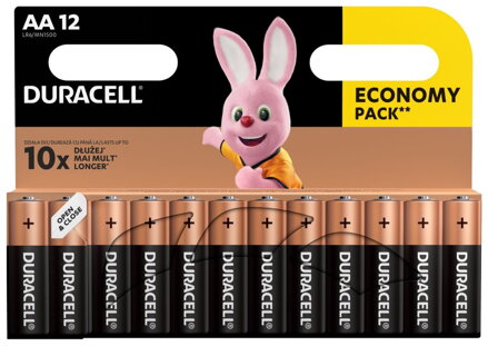 Duracell Basic alkalická baterie 12 ks (AA)