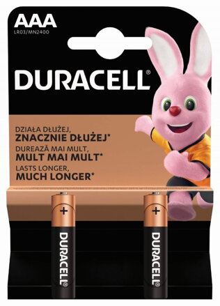 Duracell Basic alkalická baterie 2 ks (AAA)