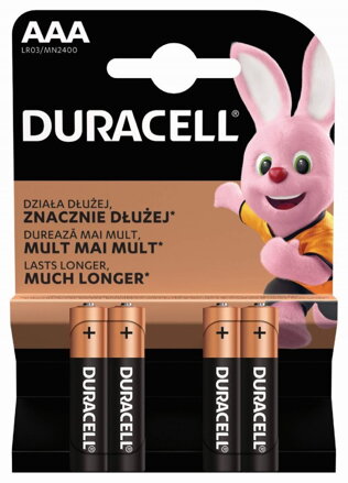 DURACELL - Basic baterie AAA 4 ks