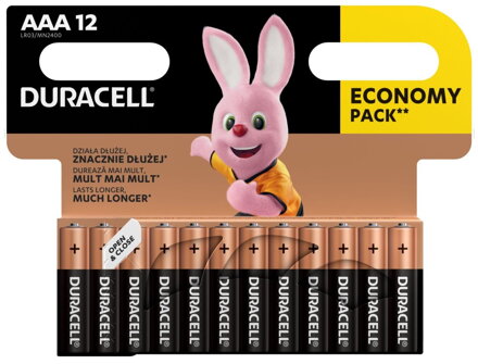 Duracell Basic alkalická baterie 12 ks (AAA)