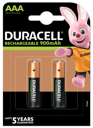 DURACELL - Nabíjecí AAA 900mAh 2 ks