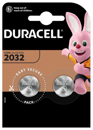 DURACELL - LI knoflíková bat. 2032 2 ks