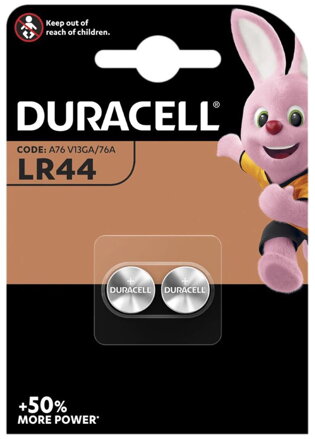 DURACELL - Knoflíková baterie LR44