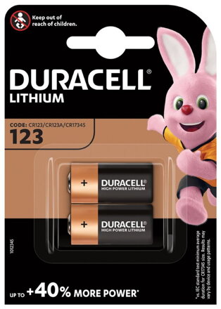DURACELL - HPL baterie 123 2 ks