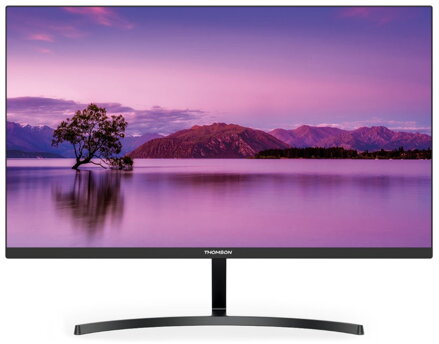 THOMSON 24" LED M24FC12401/ IPS panel/ 1920x1080 (FHD)/ 1000:1/ 14ms/ 250 cd/m/ HDMI/ VGA/ čierny