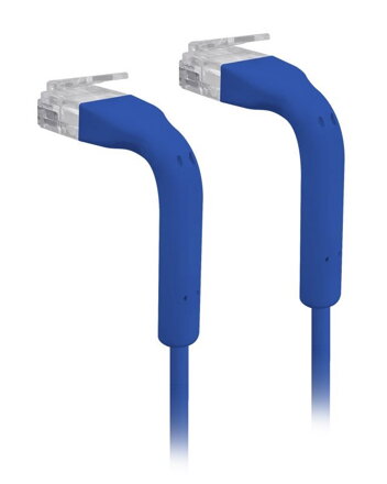UBNT UniFi Ethernet Patch Kabel - délka 0,3m, Cat6, modrý