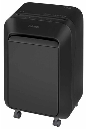 FELLOWES skartovač LX 210/ křížový řez 4x12mm/ objem koše 23 l/ stupeň utajení typ 2 - důvěrné/ černý
