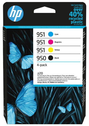 HP 950 Black / 951 CMY Original Ink Cartridge 4-Pack