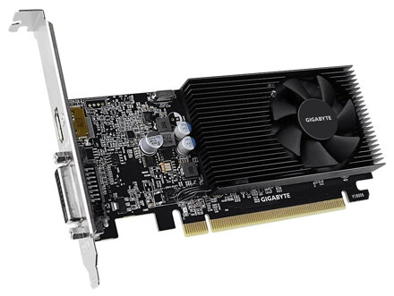 GIGABYTE  GeForce GT 1030 2GB / PCI-E / 2GB GDDR4 / DVI-D / HDMI / Low Profile