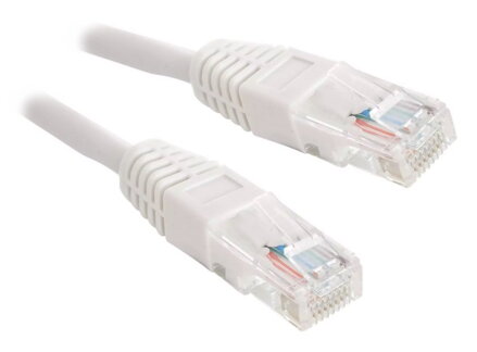 XtendLan Patch kabel Cat 5e UTP 0,25m - bílý