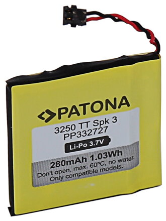 PATONA baterie pro chytré hodinky TomTom Spark 3 280mAh P332727