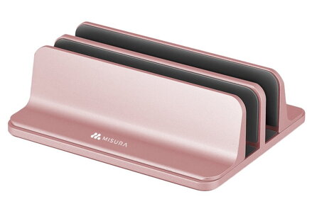 MISURA odkládací podstavec pro 2 notebooky MH03 růžově zlatý