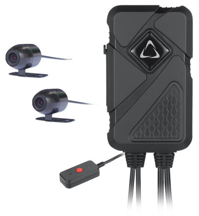 CEL-TEC Duálna kamera na motorku i do auta / MK02 Dual Wi-Fi GPS