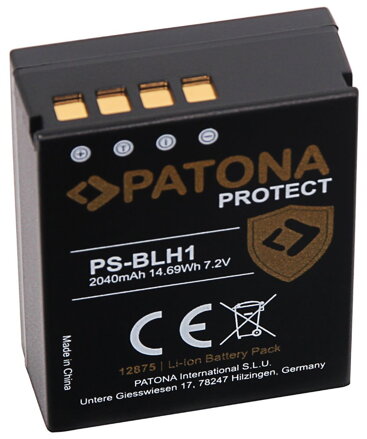 PATONA baterie pro foto Olympus BLH-1 2040mAh Li-Ion Protect