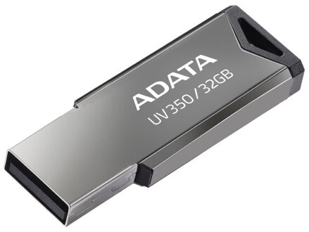 ADATA FlashDrive UV350 32GB / USB 3.2 Gen1 / stříbrná ADATA FlashDrive UV350 32GB / USB 3.2 Gen1 / stříbrná