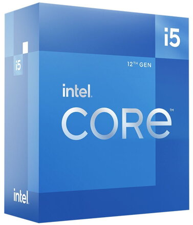 INTEL Core i5-12400 / Alder Lake / LGA1700 / max. 4,4GHz / 6C/12T / 18MB / 65W TDP / BOX vč. chladiče