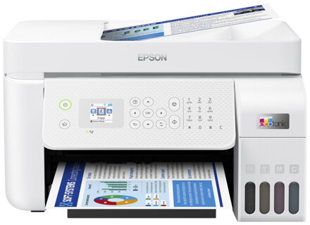 Epson EcoTank L5296/ 5760 x 1440/ A4/ MFZ/ LCD/ ITS/ ADF/ 4 barvy/ Wi-Fi/ USB