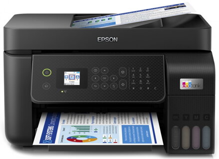 Epson EcoTank L5290/ 5760 x 1440/ A4/ MFZ/ LCD/ ITS/ ADF/ 4 barvy/ Wi-Fi/ USB