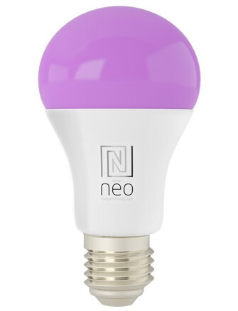 IMMAX NEO LITE SMART žárovka LED E27 11W RGB+CCT barevná a bílá, stmívatelná, Wi-Fi