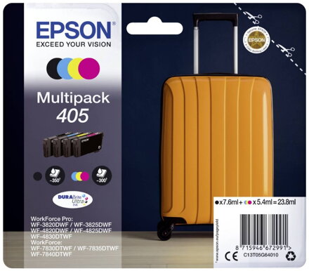 Epson inkoustové náplně 405 DURABrite Ultra Ink/ C13T05G64010/ 4 barvy