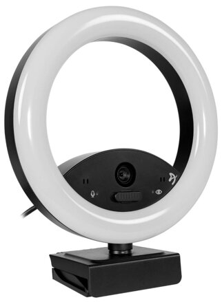 AROZZI webová kamera OCCHIO RL True Privacy/ Full HD/ svetelný kruh/ USB/ autofocus/ mikrofón