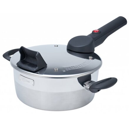 Remoska D51/10 2l Dua / El. pečící mísa / 400W / 2L / 22cm / nerezová ocel /  skleněná poklice
