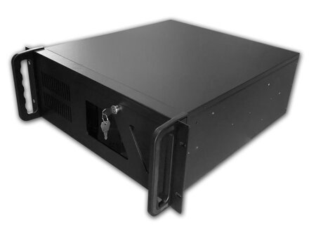 DATACOM 19" Case IPC 4U/485mm  BK bez PSU