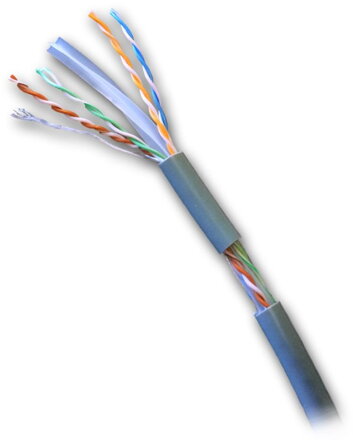 DATACOM UTP lanko CAT6  PVC 50m šedý