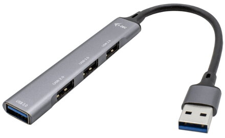 i-tec USB 3.0 HUB Metal 1x USB 3.0 + 3x USB 2.0