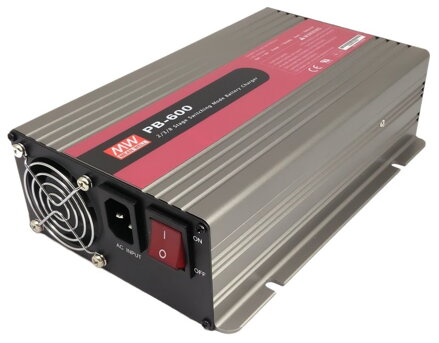 MEANWELL LFP 600W nabíjačka 48V/10,5A pro LiFePO4