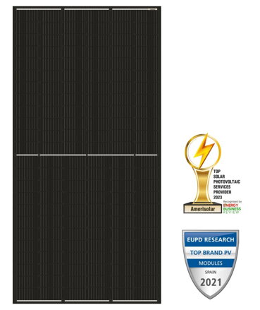 Xtend Solarmi AS-6M144-HC solárny panel Amerisolar Mono 465 Wp Full-Black 144 článkov (MPPT 42V)