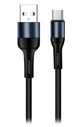 Colorway Datový Kabel USB - Type-C / 2.4A/ 1m/ Černý