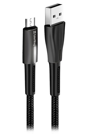 Colorway Datový Kabel Usb / Micro Usb/ 1m/ 2.4A/ Černý