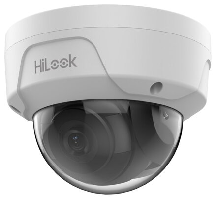 HiLook IP kamera IPC-D121H(C)/ Dome/ rozlíšenie 2Mpix/ objektív 2.8mm/ H.265+/ krytie IP67+IK10/ IR až 30m/ kov+plast