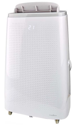NEDIS Wi-Fi chytrá klimatizace/ 16000 BTU/ 140 m3/ odvlhčování/ 3 rychlosti/ 65 dB/ Android/ iOS/ bílá