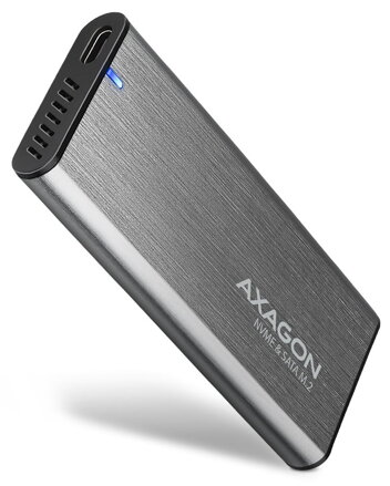 AXAGON box na M.2 NVMe SSD / EEM2-SG2 / USB-C / USB 3.2 Gen2 / kabel 20cm USB-C na USB-A