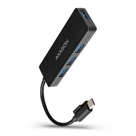 AXAGON SLIM hub USB-C / HUE-G1C / USB 3.2 Gen1 / 4x USB-A / 0,14m