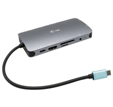 i-tec dokovací stanice USB-C Metal Nano Dock HDMI/VGA with LAN + Power Delivery 100 W + zdroj 112W