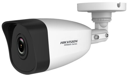HIKVISION HiWatch IP kamera HWI-B140H(C)/ Bullet/ 4Mpix/ objektív 4 mm/ H.265/ krytie IP67/ IR až 30m/ kov + plast