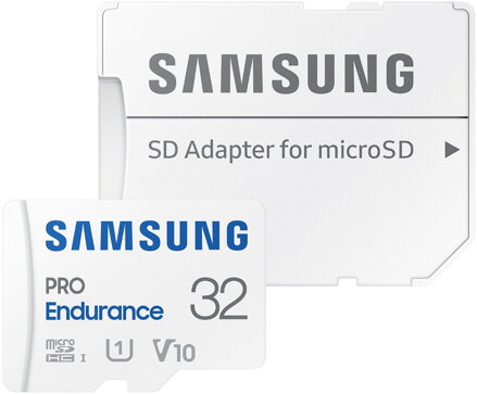 Samsung micro SDHC 32GB PRO Endurance + SD adaptér