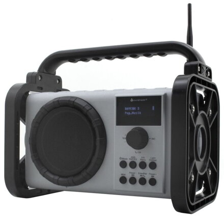 Soundmaster DAB80SG DAB+/ FM rádio/ pracovní/ Stříbrné