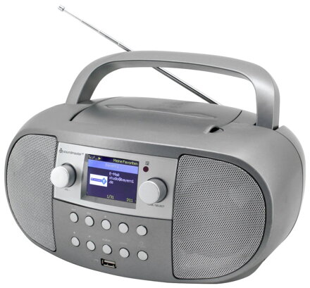 Soundmaster SCD7600TI/ DAB+/ Internet Wi-Fi rádio/ BT/ CD/ MP3/ LCD/ RDS/ USB/ AUX IN