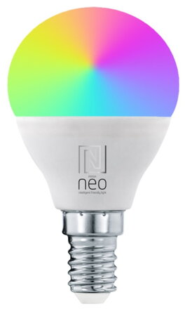 IMMAX NEO LITE SMART LED žárovka E14 6W RGB+CCT barevná a bílá, stmívatelná, Wi-Fi, P45, TUYA